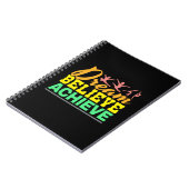 ドリーム信じ引用文 – 婦人体操 ノートブック (左側)