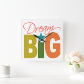 ドリーム大カスタムきな壁時計 スクエア壁時計 (ホーム)