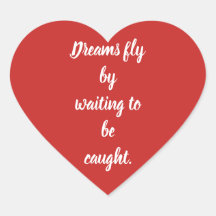 ドリーム引用文ハートシール
