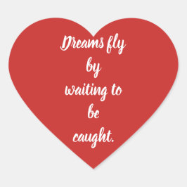 ドリーム引用文ハートシール ハートシール