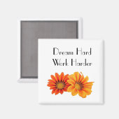 ドリーム懸命、よりハードなやる気を起こさせるフローラ磁石 マグネット (正面/裏面)