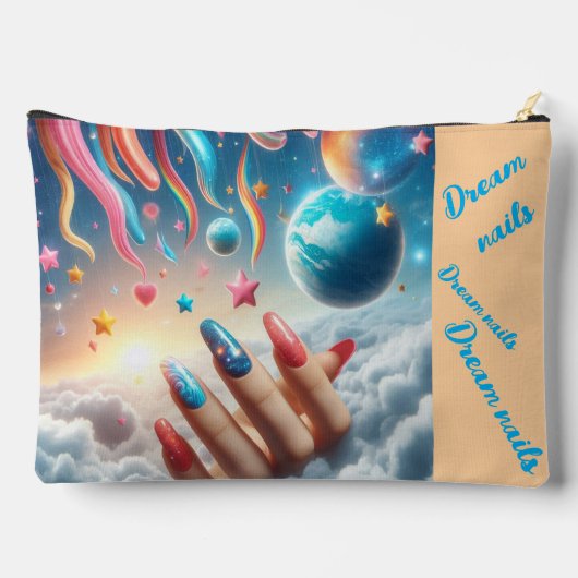 ドリーム爪、 ネイルアクセサリーポーチ アクセサリーポーチ (裏面)