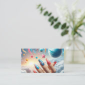 ドリーム爪、 ネイル名刺 名刺 (スタンド正面)