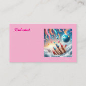 ドリーム爪、 ネイル名刺 名刺 (裏面)