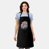 ドリーム爪、 ネイル エプロン (着用した状態)