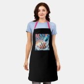 ドリーム爪、 ネイル エプロン (着用した状態)