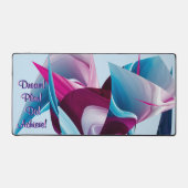 ドリーム計画動機づけの達成ゆがみ抽象芸術 デスクマット (正面)