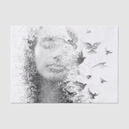 ドリーム顔家具デクページティッシュペーパー 薄葉紙