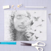 ドリーム顔家具デクページティッシュペーパー 薄葉紙 (クラフト)