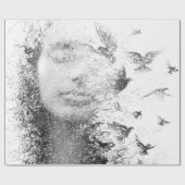 ドリーム顔  ラッピングペーパー (フラット)