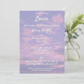 ドリーム クラウズ ラバー ブライダルシャワー 招待状 (スタンド正面)