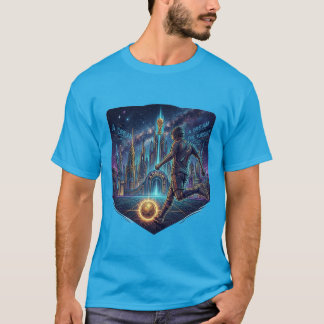 ドリーム・ザ・パシュート サイバーパンク サッカーアート Tシャツ