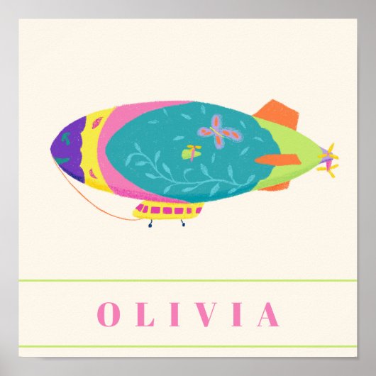 「ドリーム・トゥ・フライ」3枚組の「ツェッペリン」 ポスター (正面)