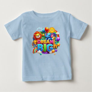 「ドリーム・ビッグ:レインボー・ジョイ・ティー」 ベビーTシャツ