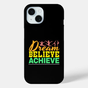 ドリーム ビリーブ 引用 - 女性体操 iPhone 15ケース