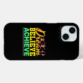 ドリーム ビリーブ 引用 - 女性体操 Case-Mate iPhoneケース (裏面 (横))