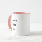 ドリーム、プラン、ドゥ – コーヒーマグ マグカップ (正面左)