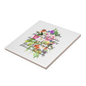 ドリーム·ポエム水彩花 タイル (側面)