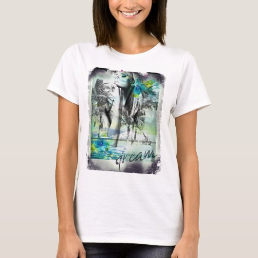ドリーム レディース ベーシック Tシャツ (正面)