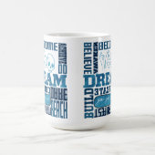 ドリーム – ASLデザイン コーヒーマグカップ (中央)