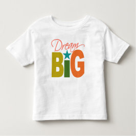 ドリームBIGシャツ – スタイルとカラーを選択 トドラーTシャツ