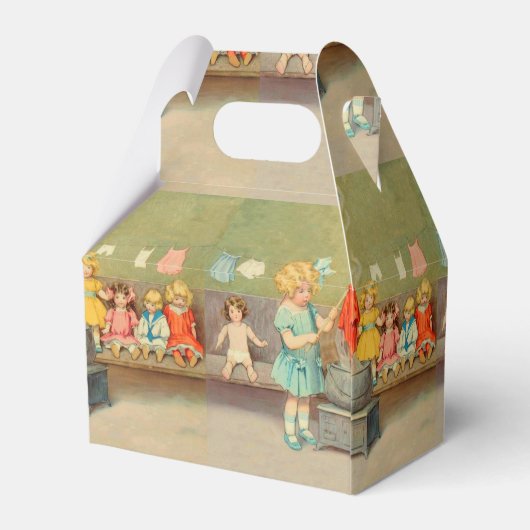 ドリーランドリー女の子のヴィンテージ遊の人形かわいい フェイバーボックス (裏面サイド)