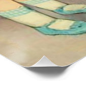 ドリーランドリー女の子のヴィンテージ遊の人形かわいい ポスター (コーナー)