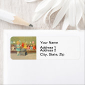 ドリーランドリー女の子のヴィンテージ遊の人形かわいい ラベル (インサイチュ)