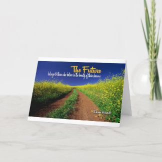 ドリー感動的ム引用文 – エレノア・ルーズベルト カード