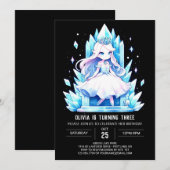 ドリー王室のミープリンセス誕生日 招待状 (正面/裏面)