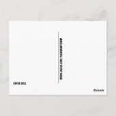 ドリー用ディンル紙人形葉書 ポストカード (裏面)