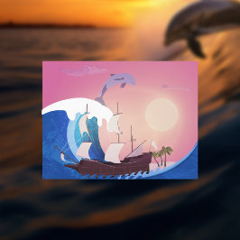 ドリー航海のム ポストカード