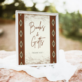 ドリー西アステカの本とギフトのサイン ポスター