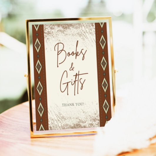 ドリー西アステカの本とギフトのサイン 台座サイン