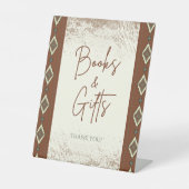 ドリー西アステカの本とギフトのサイン 台座サイン (正面)