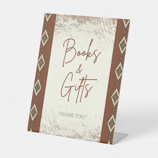 ドリー西アステカの本とギフトのサイン 台座サイン (正面)