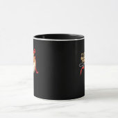 ドリー風レトロなクラシックホリデー マグカップ (中央)