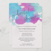 ドリー鮮やかムズブライダルシャワー招待 招待状 (正面/裏面)