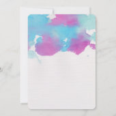 ドリー鮮やかムズブライダルシャワー招待 招待状 (裏面)