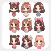 ドリー1 スクエアシール (正面)