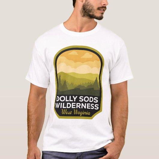 ドリー・ソッズ原野 ウエストバージニア州 Tシャツ (正面)