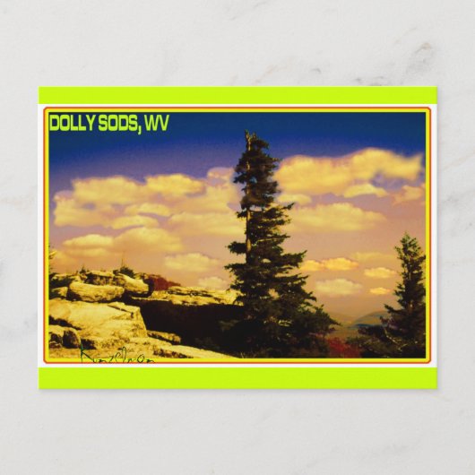 「ドリー・ソッド」アート ポストカード (正面)