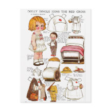 ドリー・ディングルが赤十字看護ペーパードールに加わる