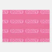 ドリー、ハートの衣装の名前By CallisC ラッピングペーパーシート (正面2)