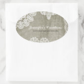 ドリー 楕円形シール (バッグ)