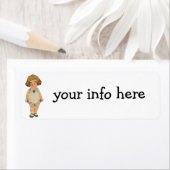 ドリーDINGLE差出人住所ラベル ラベル (インサイチュ)