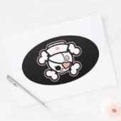 ドリーRNハート 楕円形シール (封筒)