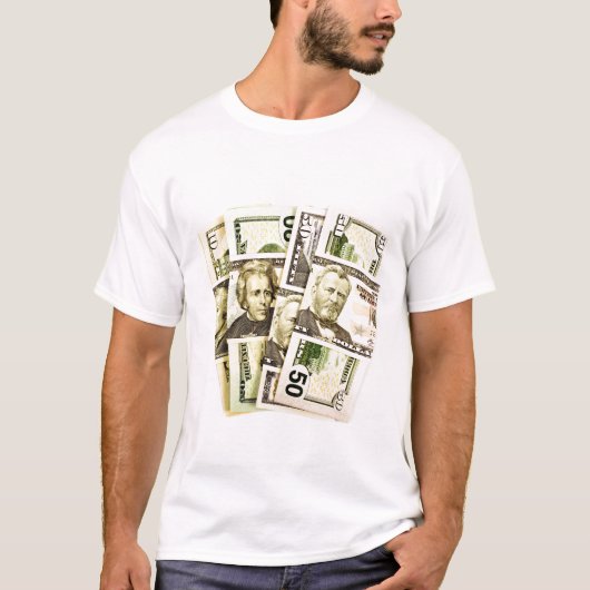 ドルお金 Tシャツ (正面)