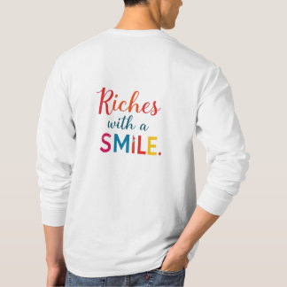ドルとチャックル、スマイル付き富 Tシャツ