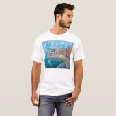 ドルのカメおよびくらげ Tシャツ (正面フル)
